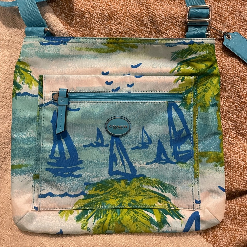 Coach Getaway Nylon Crossbody Shoulder Bag